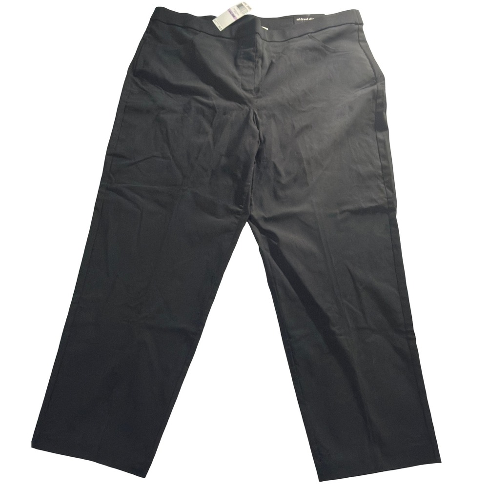 Alfred Dunner Allure Pant Womens 22W‎ Black Super Stretch Modern Fit Short NWT